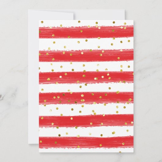 Uitnodiging voor kerstfeest-feestdag (Achterkant)