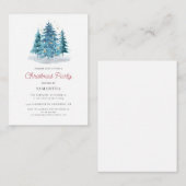 Uitnodiging voor kerstfeest Feestdagen (Voorkant / Achterkant)