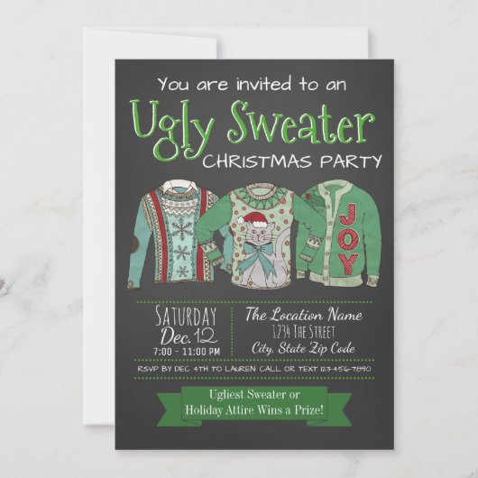 Uitnodiging voor kerstfeest in Uganda (Voorkant)