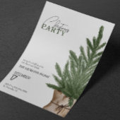 Uitnodiging voor kerstfeest | Kerstboom