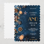 Uitnodiging voor kerstfeest, kerstuitnodigingen (Voorkant / Achterkant)