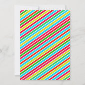 Uitnodiging voor kerstfeest Luau (Achterkant)