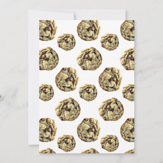 Uitnodiging voor Kerstfeest met Koekjesuitwisselin (Achterkant)