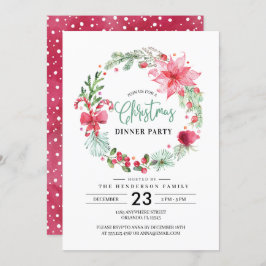 Uitnodiging voor kerstfeest met Wreater Dinner Par