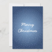 Uitnodiging voor Kerstfeest om een Sneeuwman te Ma (Achterkant)