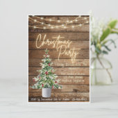 Uitnodiging voor Kerstfeest op de Boerderij (Staand voorkant)