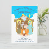 Uitnodiging voor kerstfeest op de nativescherm (Staand voorkant)