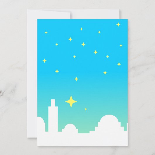 Uitnodiging voor kerstfeest op de nativescherm (Achterkant)