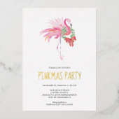 Uitnodiging voor kerstfeest op Palm Beach (Voorkant)