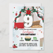 Uitnodiging voor kerstfeest Pajama (Voorkant)