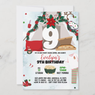 Uitnodiging voor kerstfeest Pajama