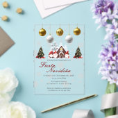 Uitnodiging voor kerstfeest Posada Navideña (Insitu (Huwelijk))