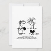 Uitnodiging voor kerstfeest - Santa en kinder (Voorkant)