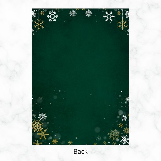 Uitnodiging voor kerstfeest | Sneeuwvlokken en de