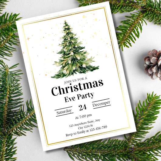 Uitnodiging voor kerstfeest, uitnodiging voor fees