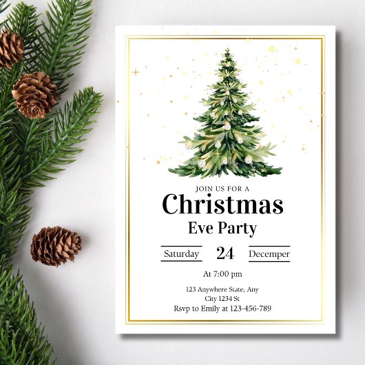 Uitnodiging voor kerstfeest, uitnodiging voor fees