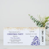 Uitnodiging voor kerstfeest, Uitnodiging voor Kers (Staand voorkant)