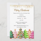 Uitnodiging voor kerstfeest, Uitnodiging voor Kers (Voorkant)