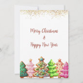 Uitnodiging voor kerstfeest, Uitnodiging voor Kers (Achterkant)