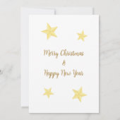 Uitnodiging voor kerstfeest, Uitnodiging voor Kers (Achterkant)