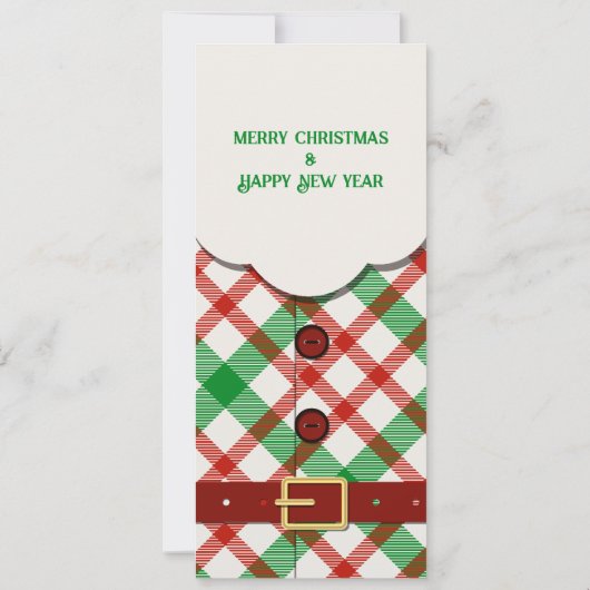 Uitnodiging voor kerstfeest, Uitnodiging voor Kers (Achterkant)