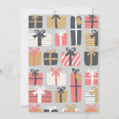 Uitnodiging voor kerstfeest van het bedrijf Cute G (Achterkant)