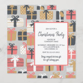 Uitnodiging voor kerstfeest van het bedrijf Cute G (Voorkant / Achterkant)