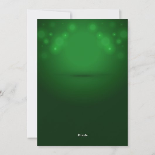 Uitnodiging voor kerstfeest, vrolijk kerstfeest (Achterkant)