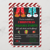 Uitnodiging voor kerstfeestdag (Voorkant / Achterkant)