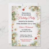 Uitnodiging voor kerstfeestdag (Voorkant)