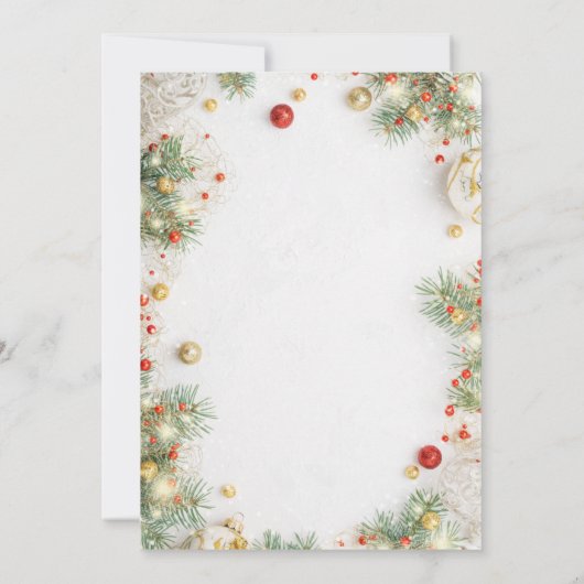 Uitnodiging voor kerstfeestdag (Achterkant)