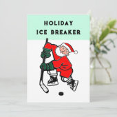 Uitnodiging voor kerstfeestdag (Staand voorkant)