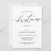 Uitnodiging voor kerstfeestdag in het Engels (Voorkant)