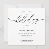 Uitnodiging voor kerstfeestdag in het Engels (Voorkant)