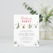 Uitnodiging voor kerstfeestdag in het kader van de (Staand voorkant)
