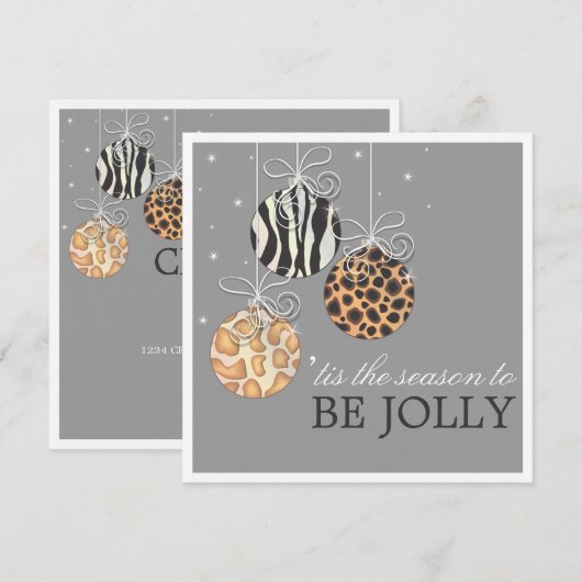 Uitnodiging voor kerstfeestdag in Jolly (Voorkant / Achterkant)