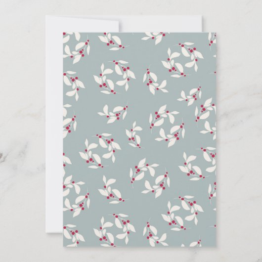 Uitnodiging voor kerstfeestdag in Roestland (Achterkant)