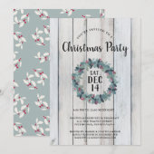 Uitnodiging voor kerstfeestdag in Roestland (Voorkant / Achterkant)