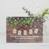 Uitnodiging voor kerstfeestdag in Roestland (Staand voorkant)