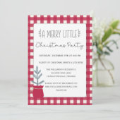 Uitnodiging voor kerstfeestdag in Roestland (Staand voorkant)