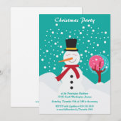 Uitnodiging voor kerstfeestdagen (Voorkant / Achterkant)