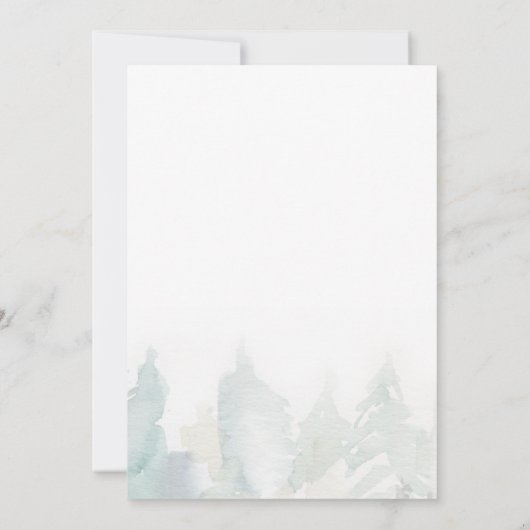 Uitnodiging voor kerstfeestdagen (Achterkant)