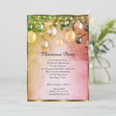 Uitnodiging voor kerstfeestdagen (Staand voorkant)