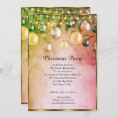 Uitnodiging voor kerstfeestdagen (Voorkant / Achterkant)