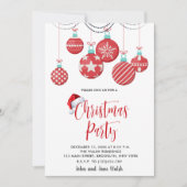 Uitnodiging voor kerstfeestdagen (Voorkant)