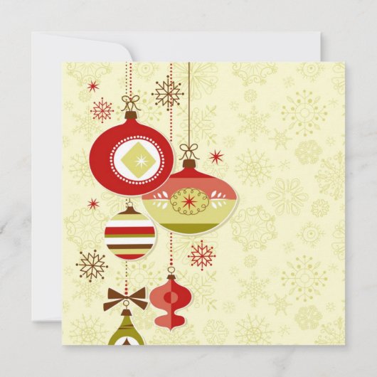 Uitnodiging voor kerstfeestdagen (Achterkant)