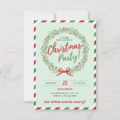 Uitnodiging voor kerstfeestdagen (Voorkant)