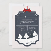 Uitnodiging voor kerstfeestdagen (Achterkant)