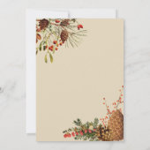 Uitnodiging voor kerstfeestdagen (Achterkant)