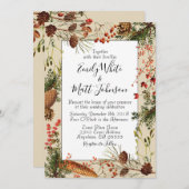 Uitnodiging voor kerstfeestdagen (Voorkant / Achterkant)